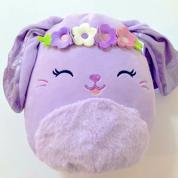 Squishmallows Toys Nwt Squishmallows Purple Easter Bunny